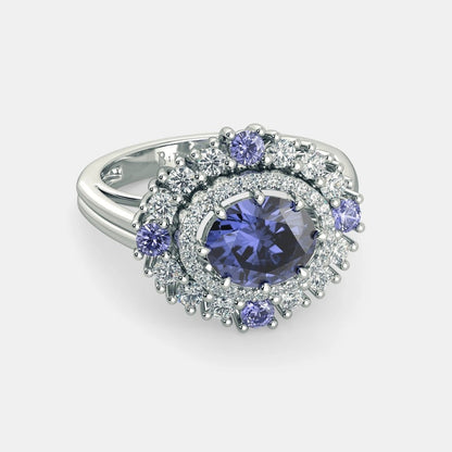 Elite Blue Ring - 925 Silver