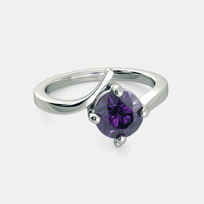 Premium Ezra Amethyst Ring - 925 Silver