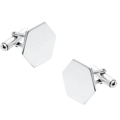 CLASSIC HEXAGON CUFFLINKS