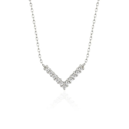 Diamond Chevron Necklace