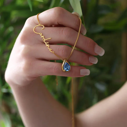 SIGNATURE BIRTHSTONE NECKLACE