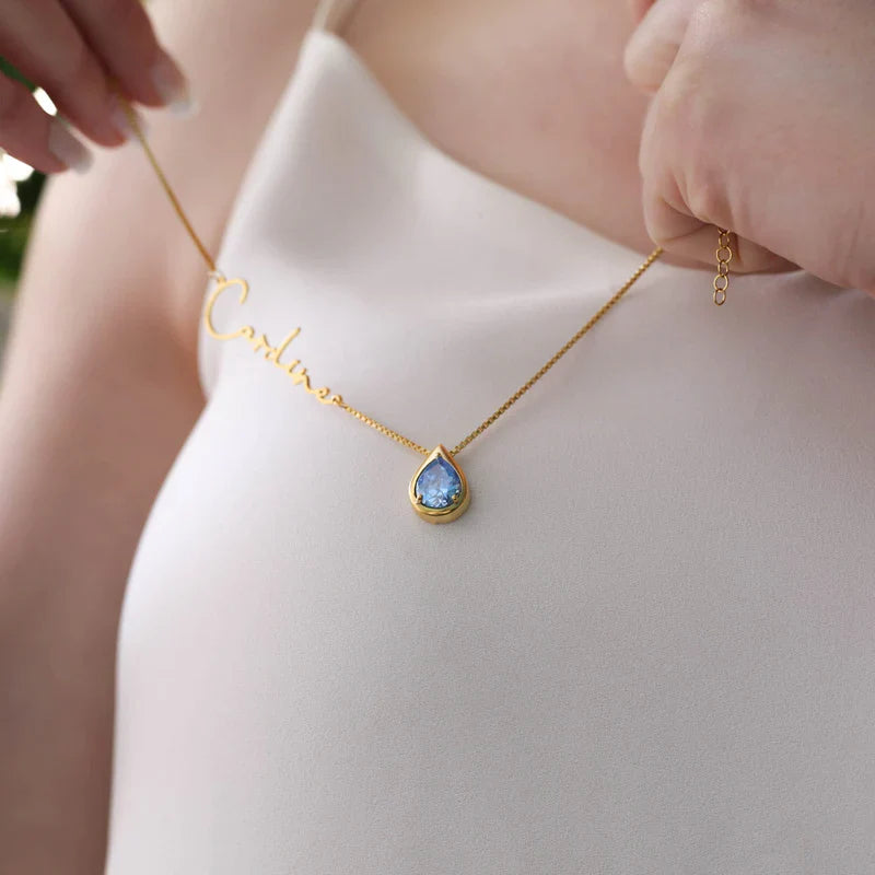 SIGNATURE BIRTHSTONE NECKLACE