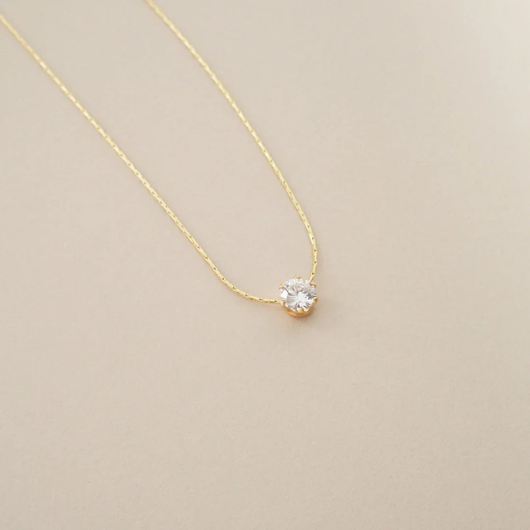One Diamond Necklace