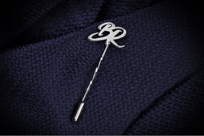 DOUBLE INITIALS LAPEL PIN