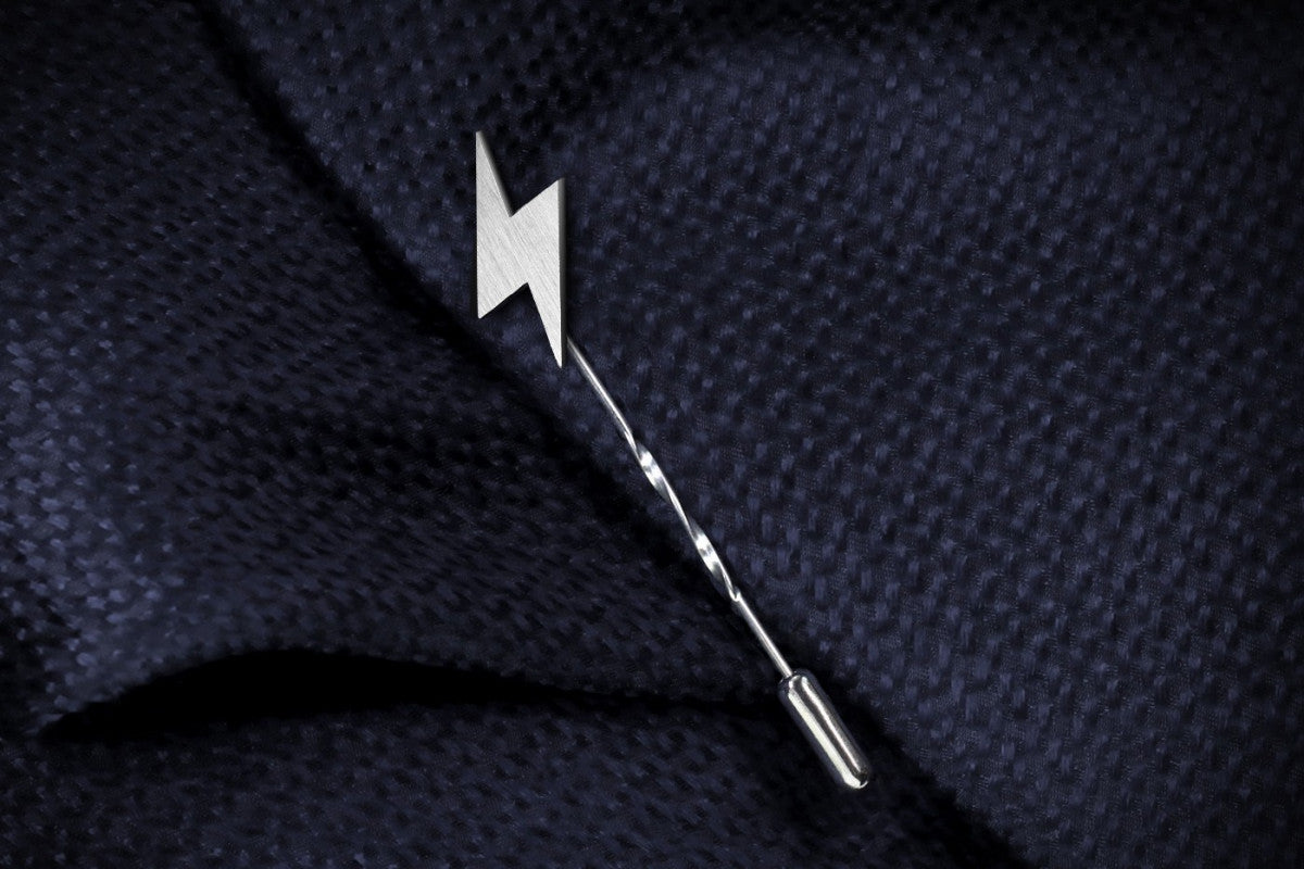 LIGHTNING BOLT LAPEL PIN