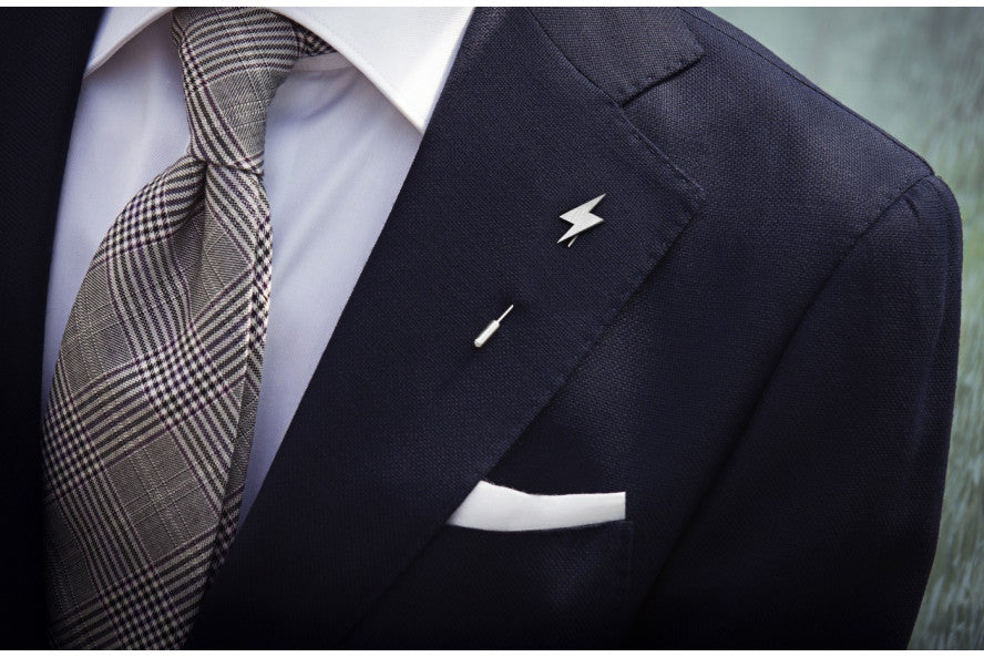 LIGHTNING BOLT LAPEL PIN
