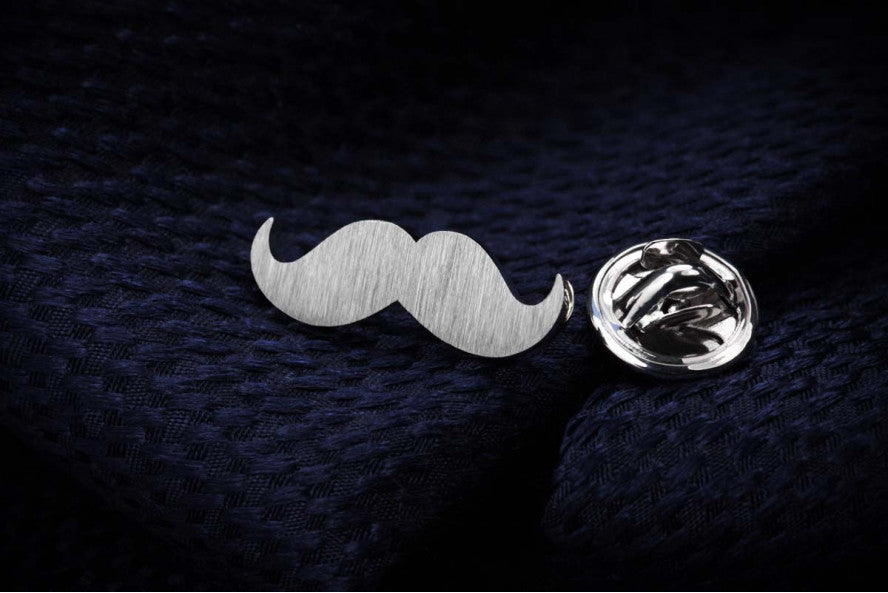 MUSTACHE LAPEL PIN