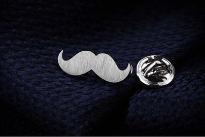 MUSTACHE LAPEL PIN