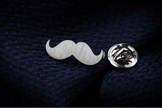 MUSTACHE LAPEL PIN