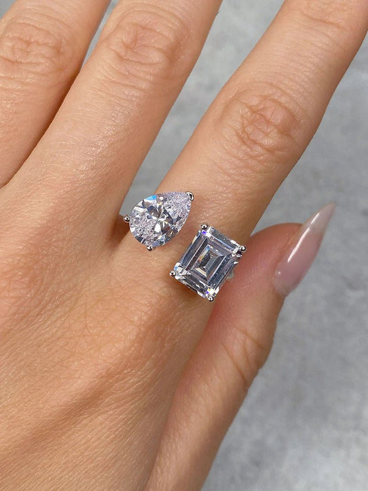 Petite X Ring - 925 Silver