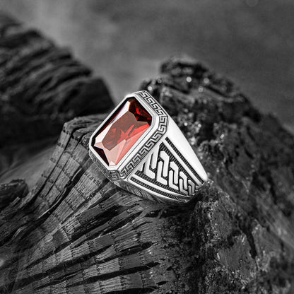 Ancient Greek Mythology - Ruby Ring