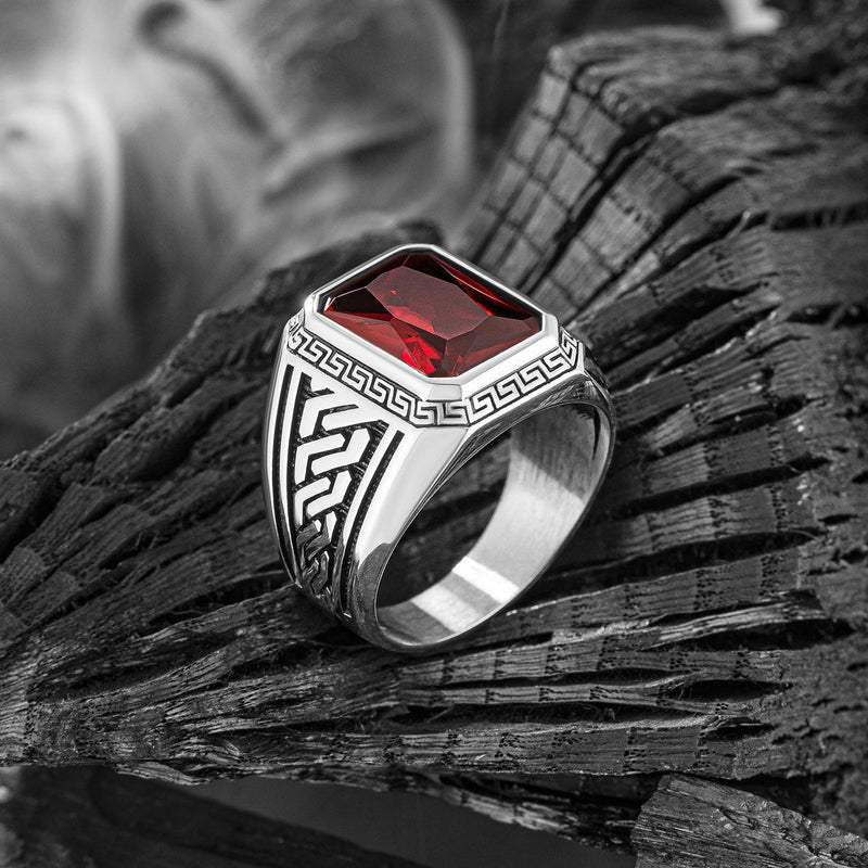 Ancient Greek Mythology - Ruby Ring