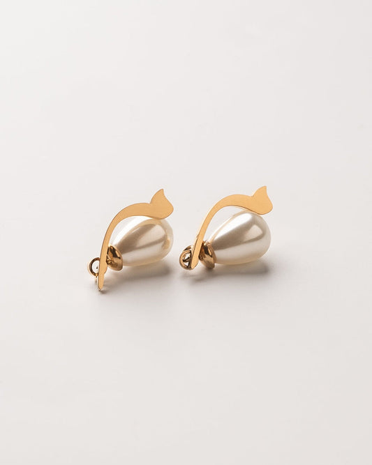 Calligraphed Letter Earrings م