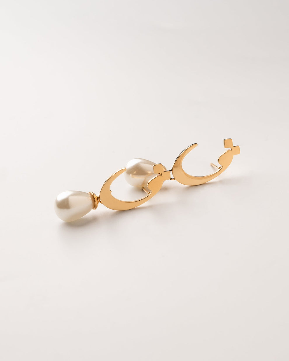 Calligraphed Letter Earrings ق