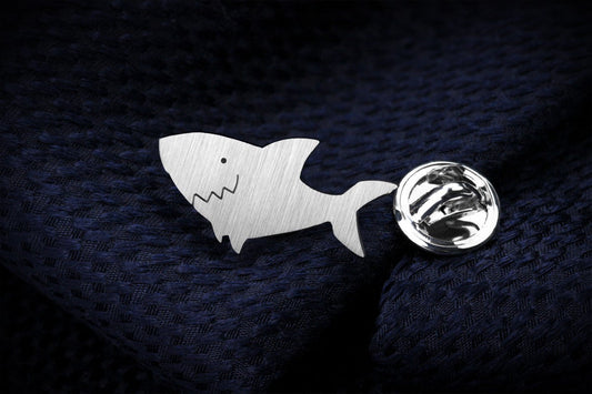 SHARK LAPEL PIN