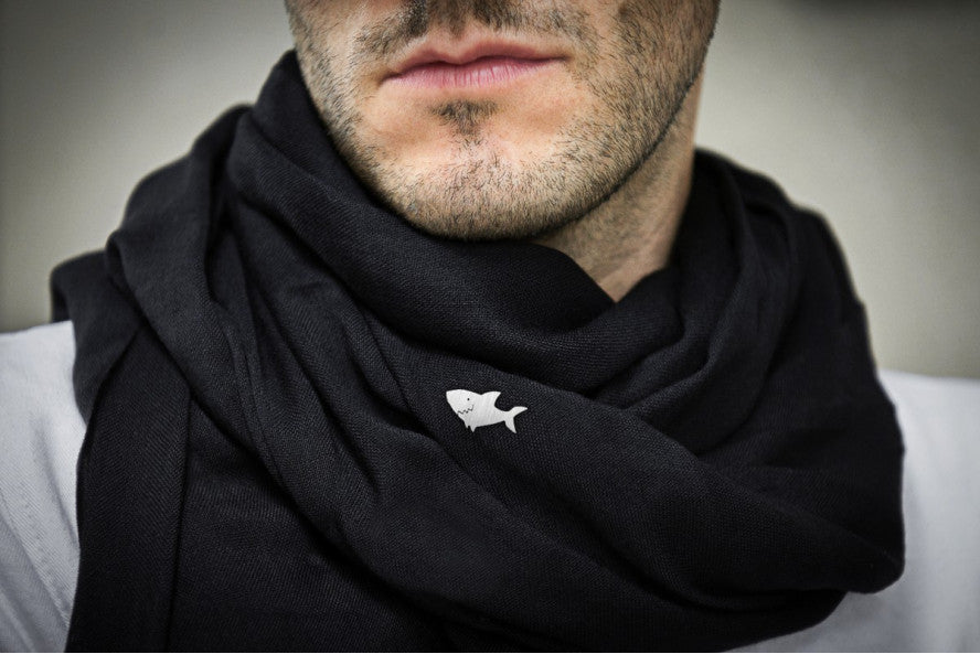 SHARK LAPEL PIN