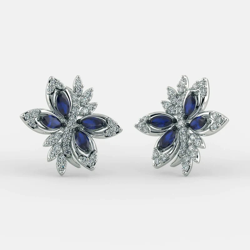 Tribal Earrings - 925 Silver