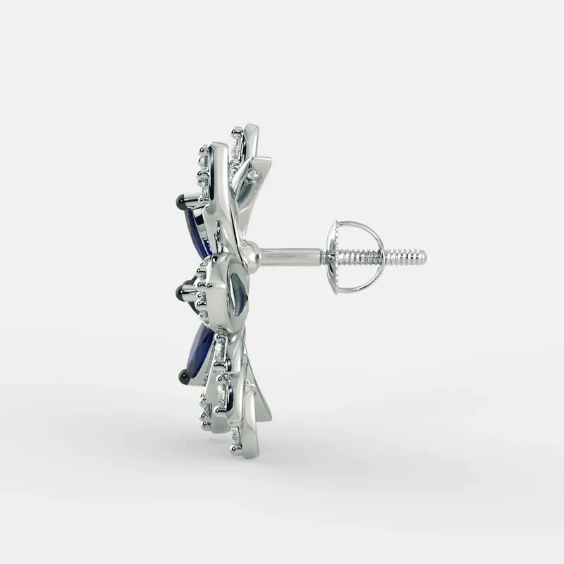 Tribal Earrings - 925 Silver